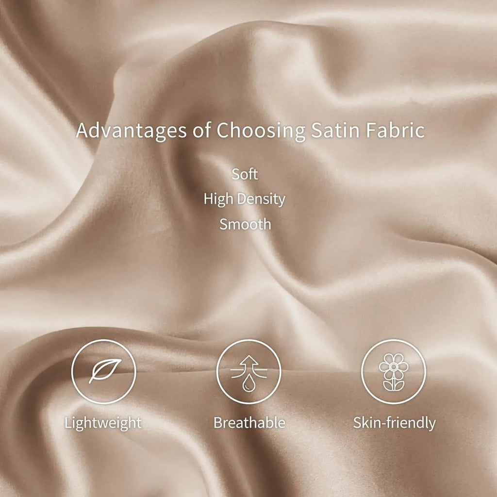 1Pc Boost Beauty Sleep Silky Satin Pillowcases: Cooling, Hair and Skin-Friendly, Easy-Care