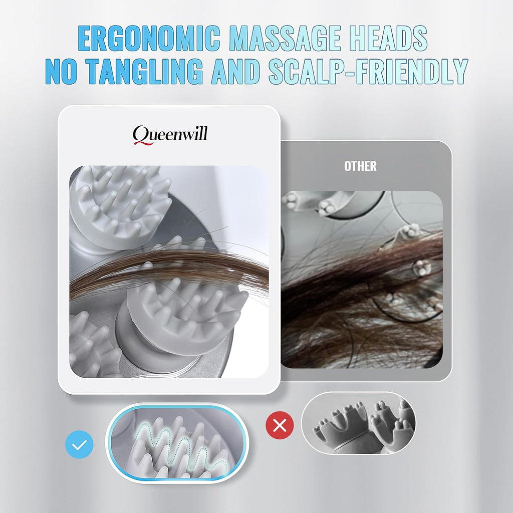 Electric Scalp Massager, Cordless Hair Scalp Massager
