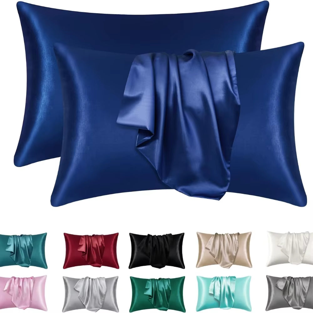 1Pc Boost Beauty Sleep Silky Satin Pillowcases: Cooling, Hair and Skin-Friendly, Easy-Care