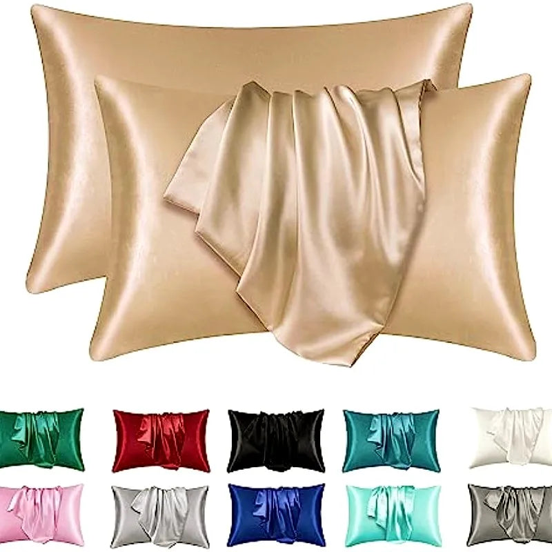 1Pc Boost Beauty Sleep Silky Satin Pillowcases: Cooling, Hair and Skin-Friendly, Easy-Care